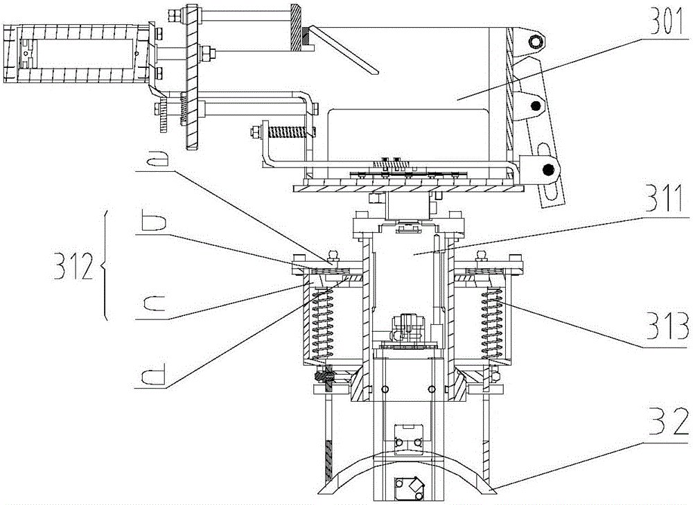 Automatic loading and unloading machine for container twist locks and system with automatic loading and unloading machine