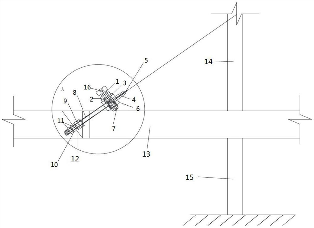 Cable Anchorage and Cable Force Testing Device for Low-tower Cable-Stayed Bridge Used in Large-scale Model Test