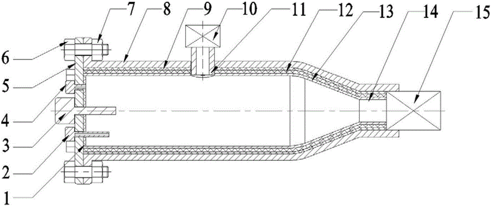 Device for improving gas energy of light gas gun by using microwave