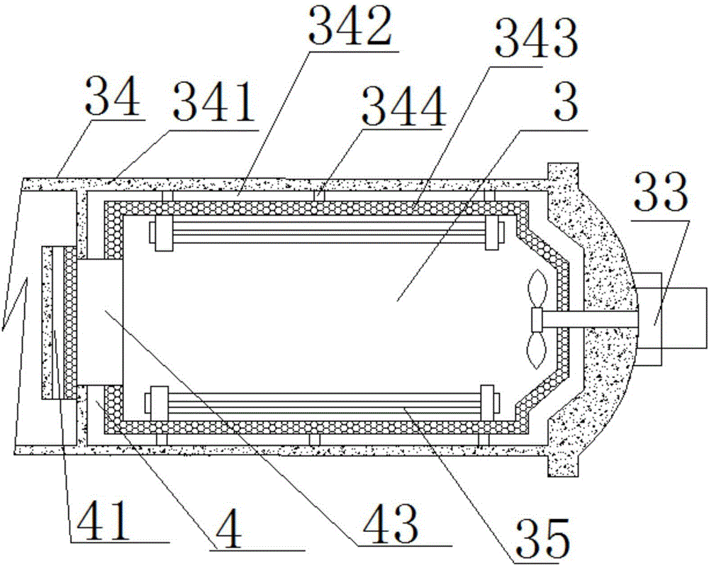 A monitoring operation vacuum furnace for anti-corrosion vacuum pump sewage liquid purification