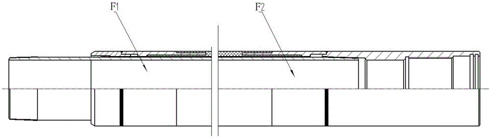 A two-stage seal bumper fishable completion device for horizontal wells