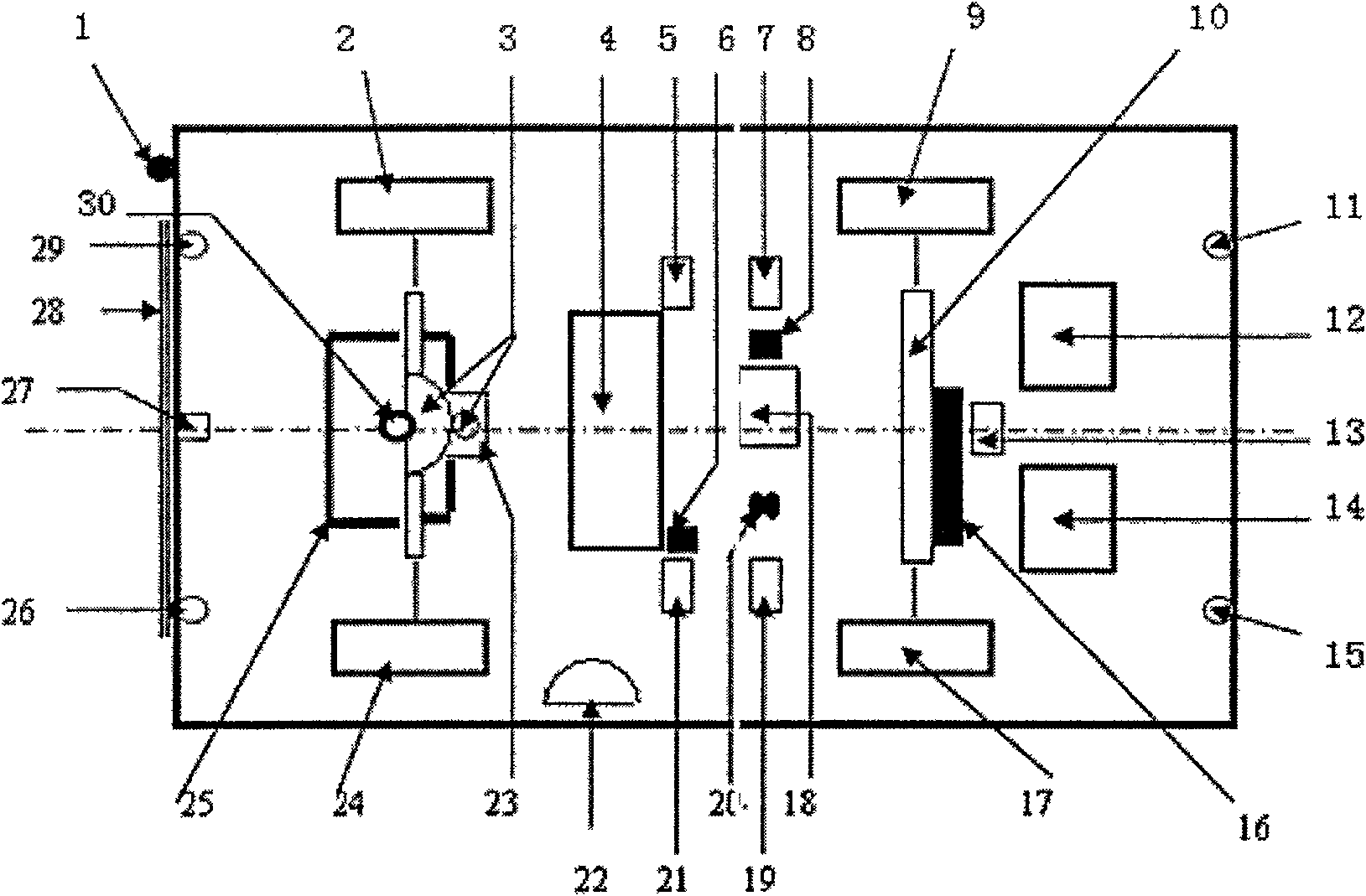 Automatic guidance system based on radio frequency identification tag and vision and method thereof