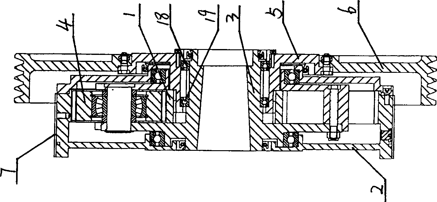 Intelligent belt pulley