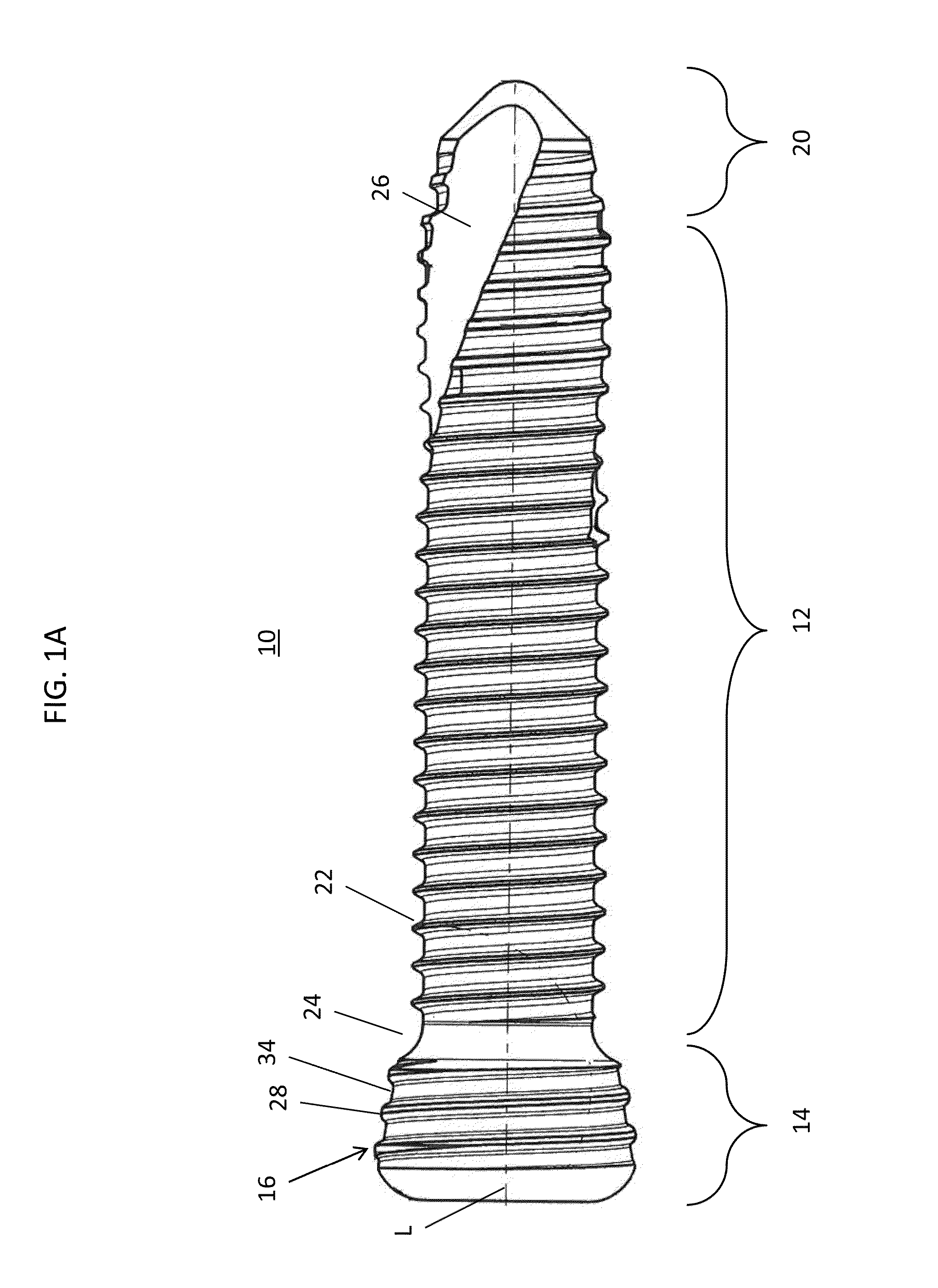 Screw thread with flattened peaks