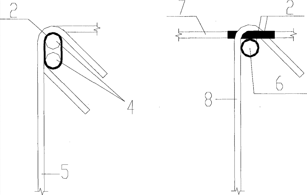 Construction method for antimagnetic stainless steel bars in antimagnetic area of transformer room