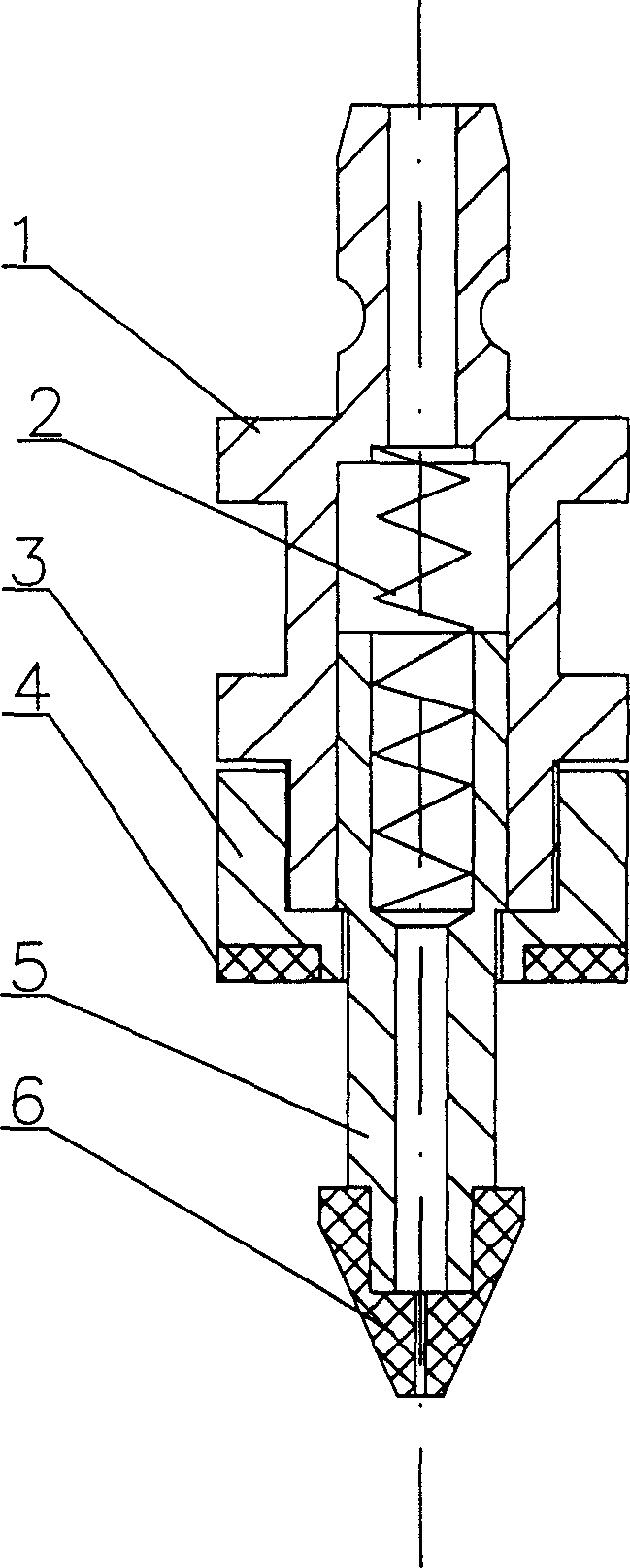 Suction nozzle of sheet adhesive machine