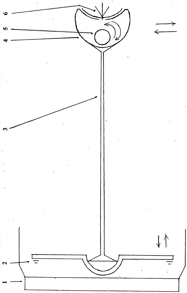 Device for arranging main body part on practical displacement machine