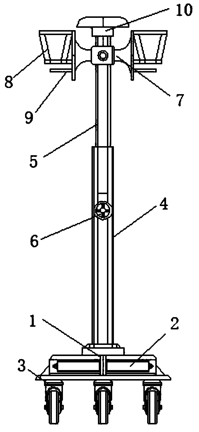 Intelligent device for preventing permeation of intravenous infusion for nursing in operating room