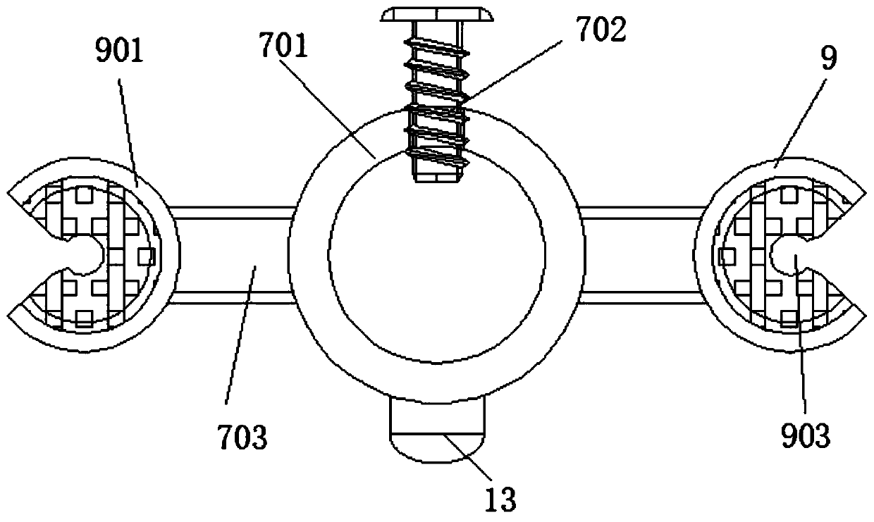 Intelligent device for preventing permeation of intravenous infusion for nursing in operating room