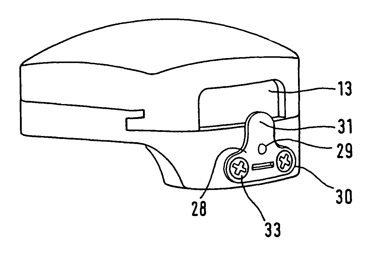 Intervertebral prosthesis with a limit stop plate