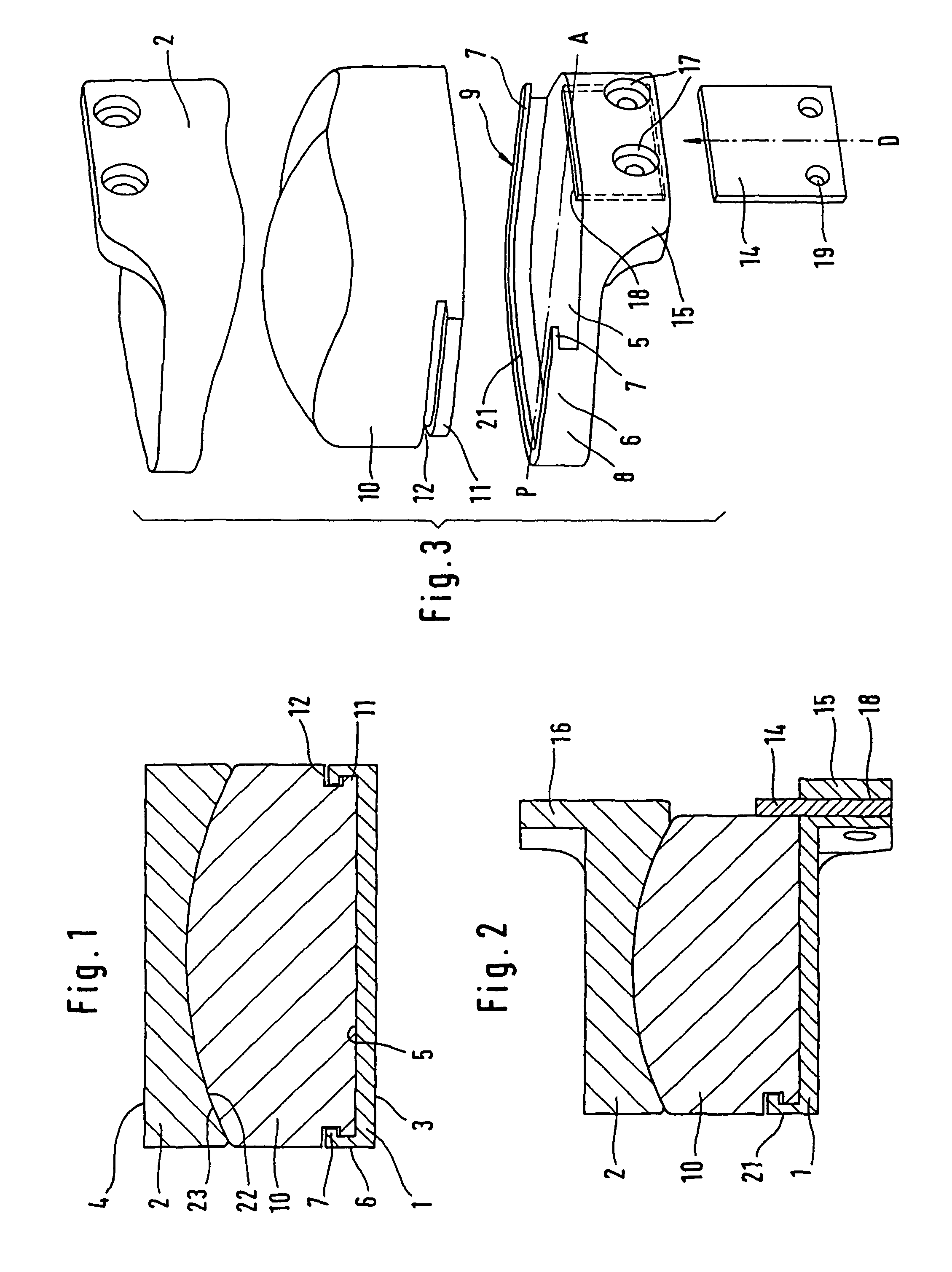 Intervertebral prosthesis with a limit stop plate