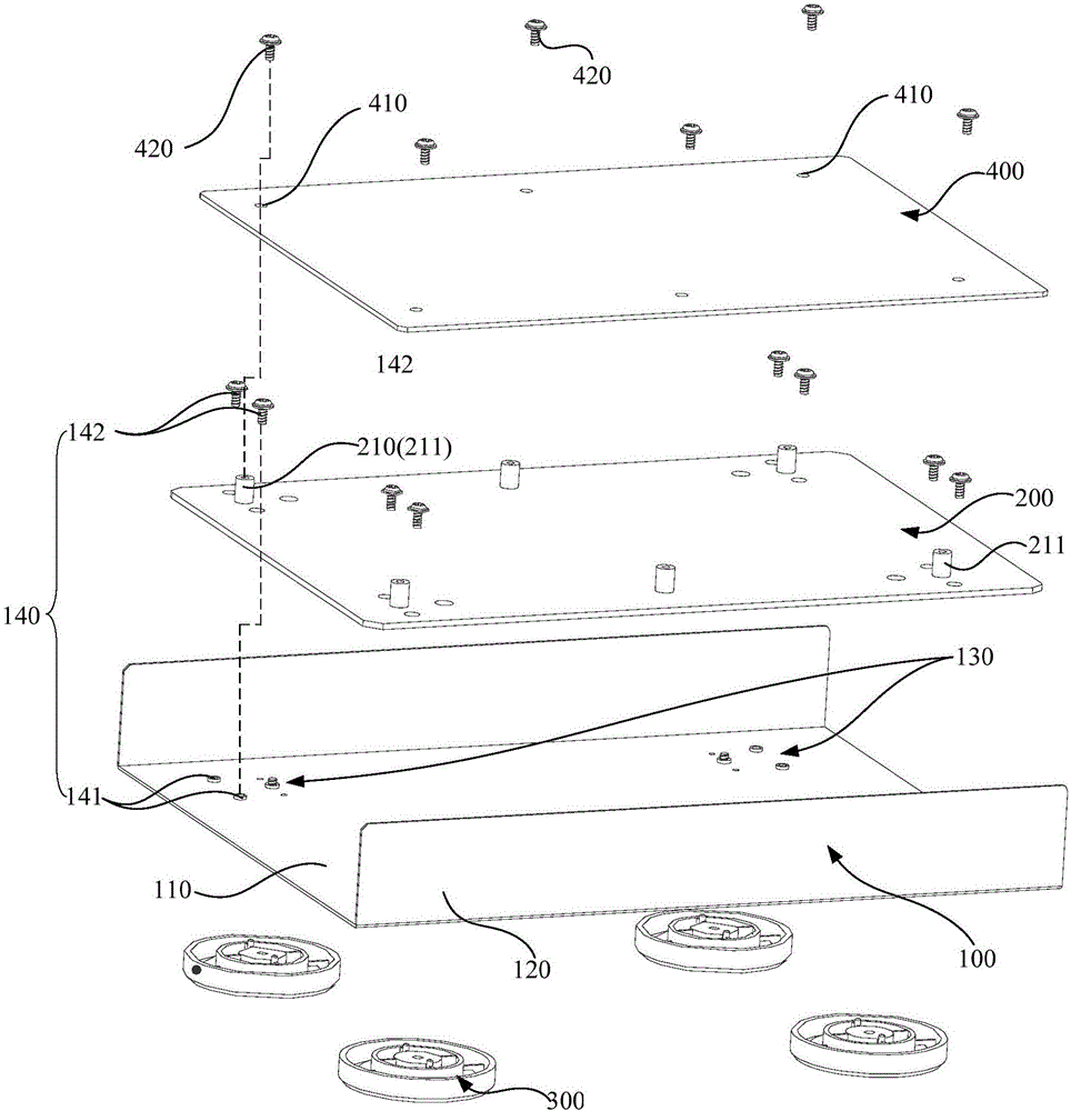 PCB fixing device