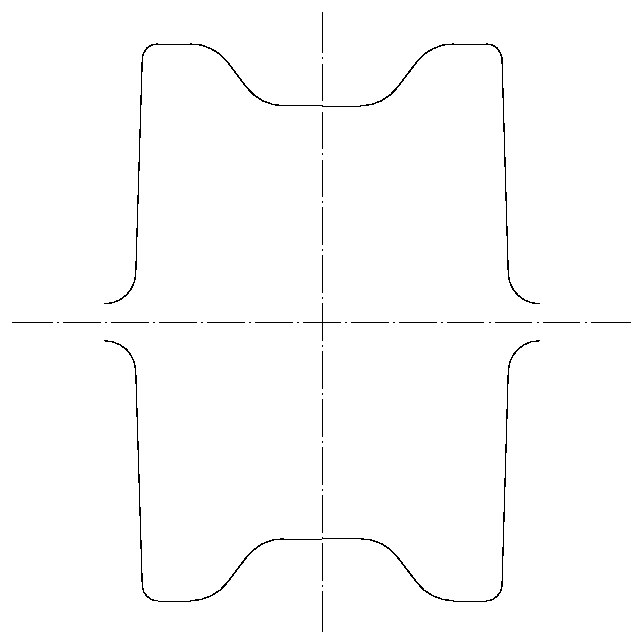 Novel section figured steel and production method thereof