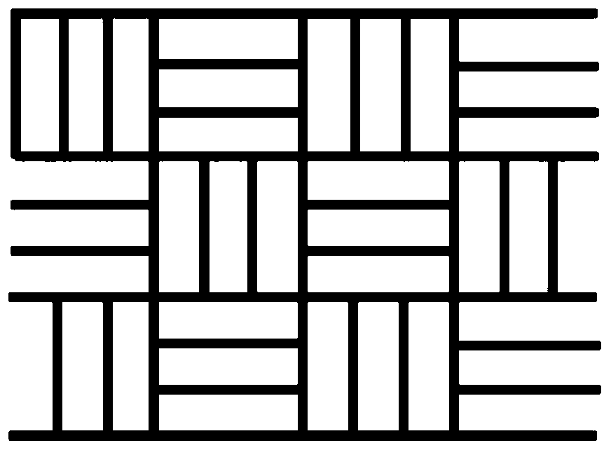 Weaving method of carbon fiber preform of automobile brake disc