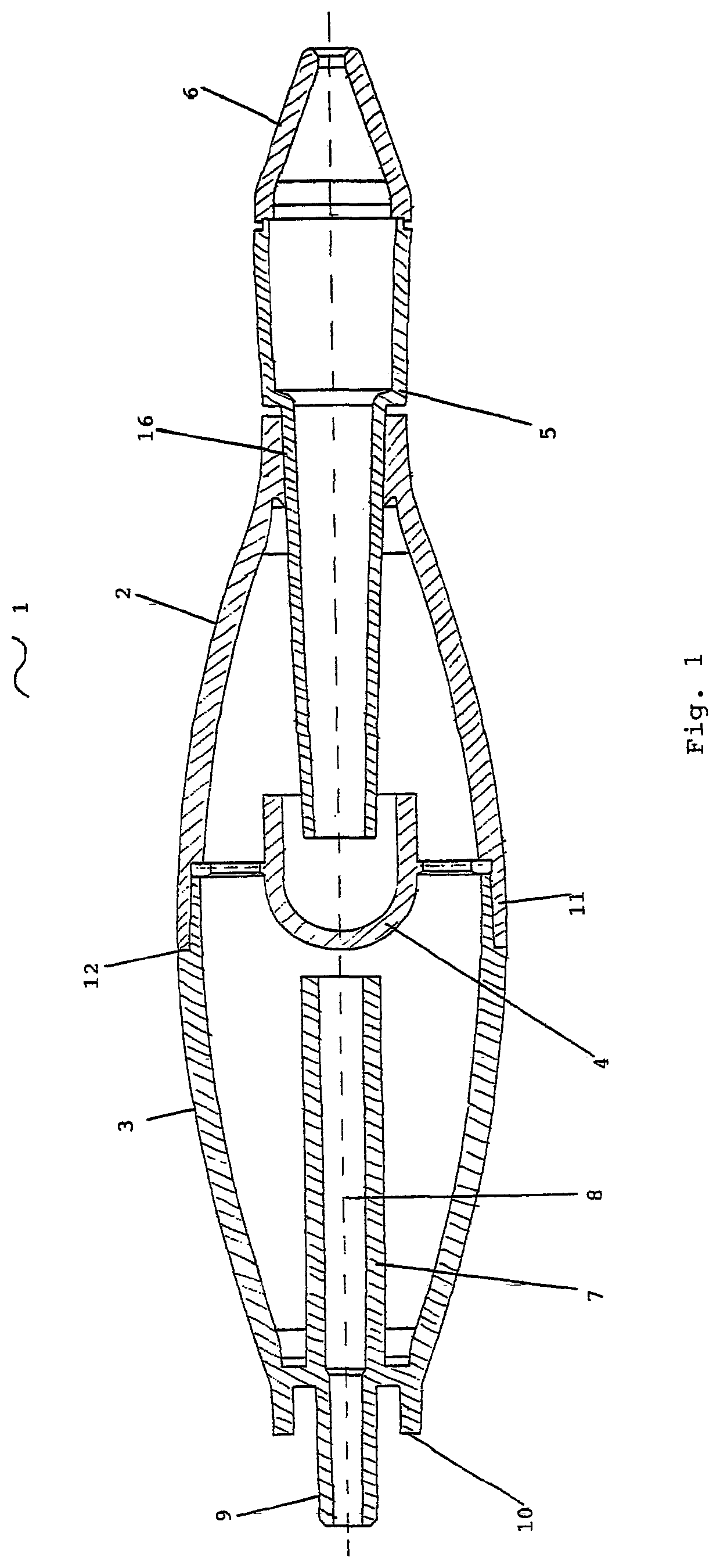 Device for removing by suction a bodily fluid, primarily nasal fluid