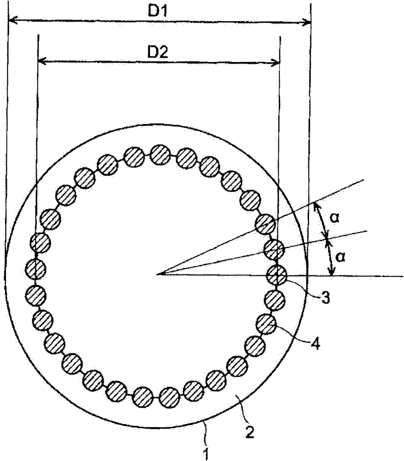 Construction of superconducting multi-core billet and method for manufacturing superconducting multi-core wires