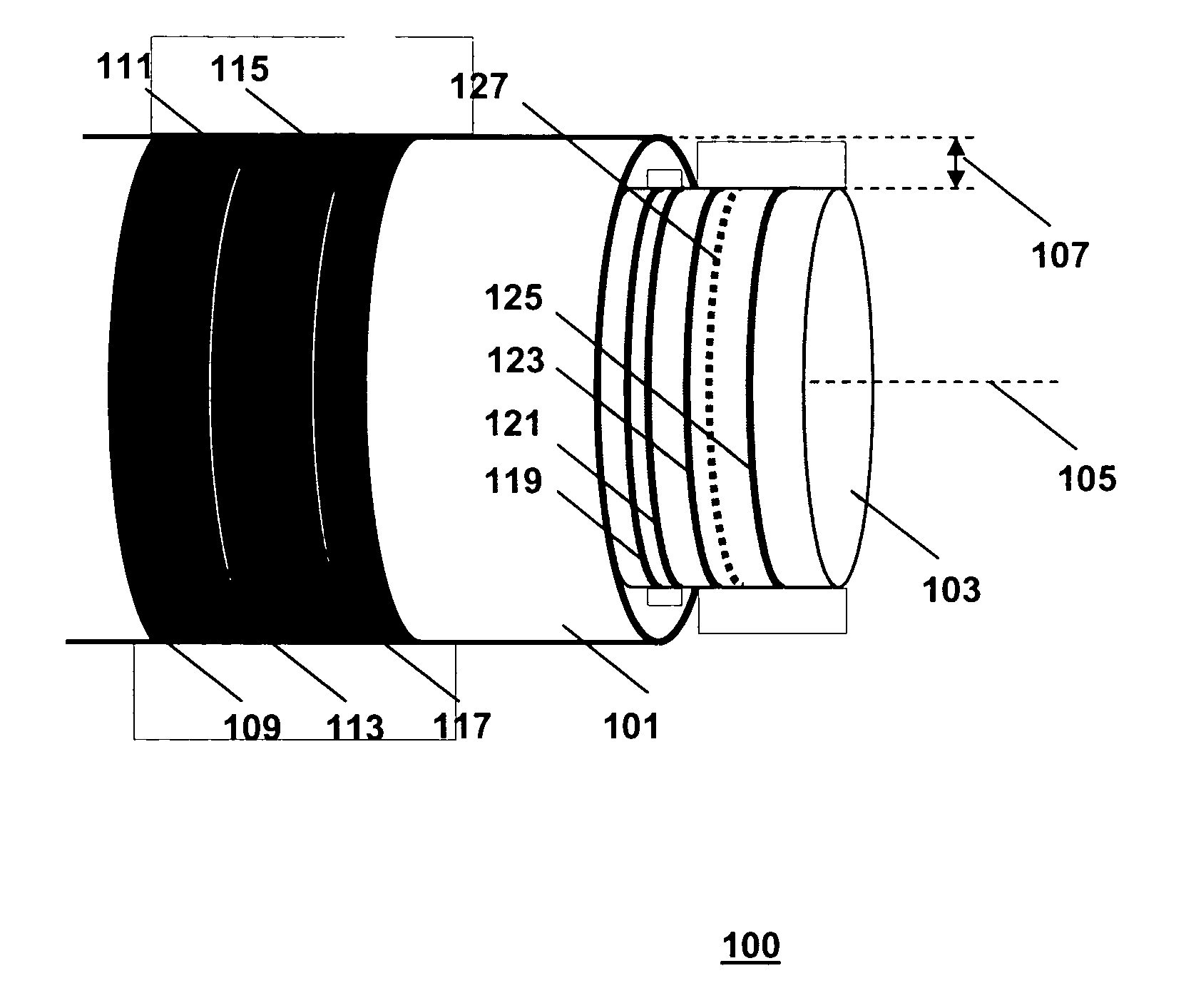 Electromagnetic actuator with integrated passive damper