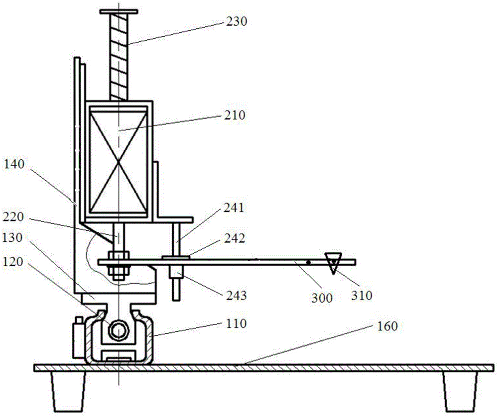 Modal test device