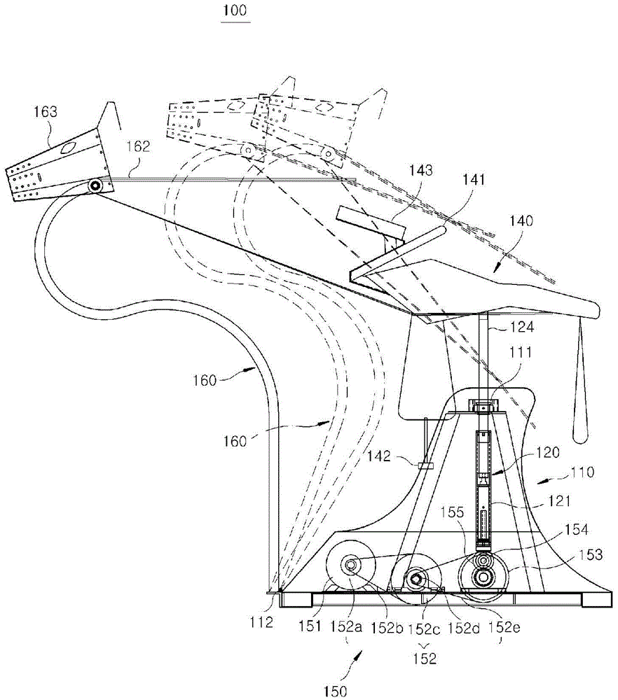 Crank type riding exercise device