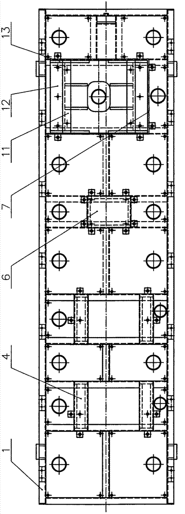 Separated shared pump base of multistage centrifugal pump