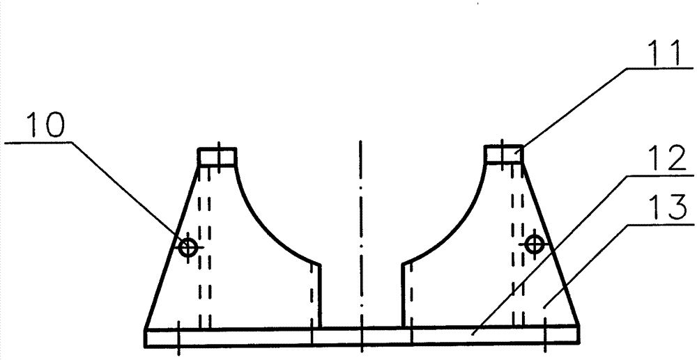 Separated shared pump base of multistage centrifugal pump