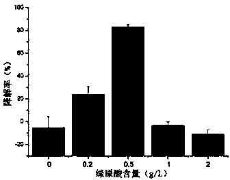 Application of sphingomonas strain xp in degrading polyphenolic compounds in tobacco stems