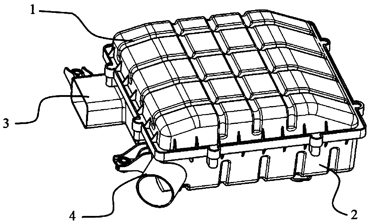 Automobile air filter structure