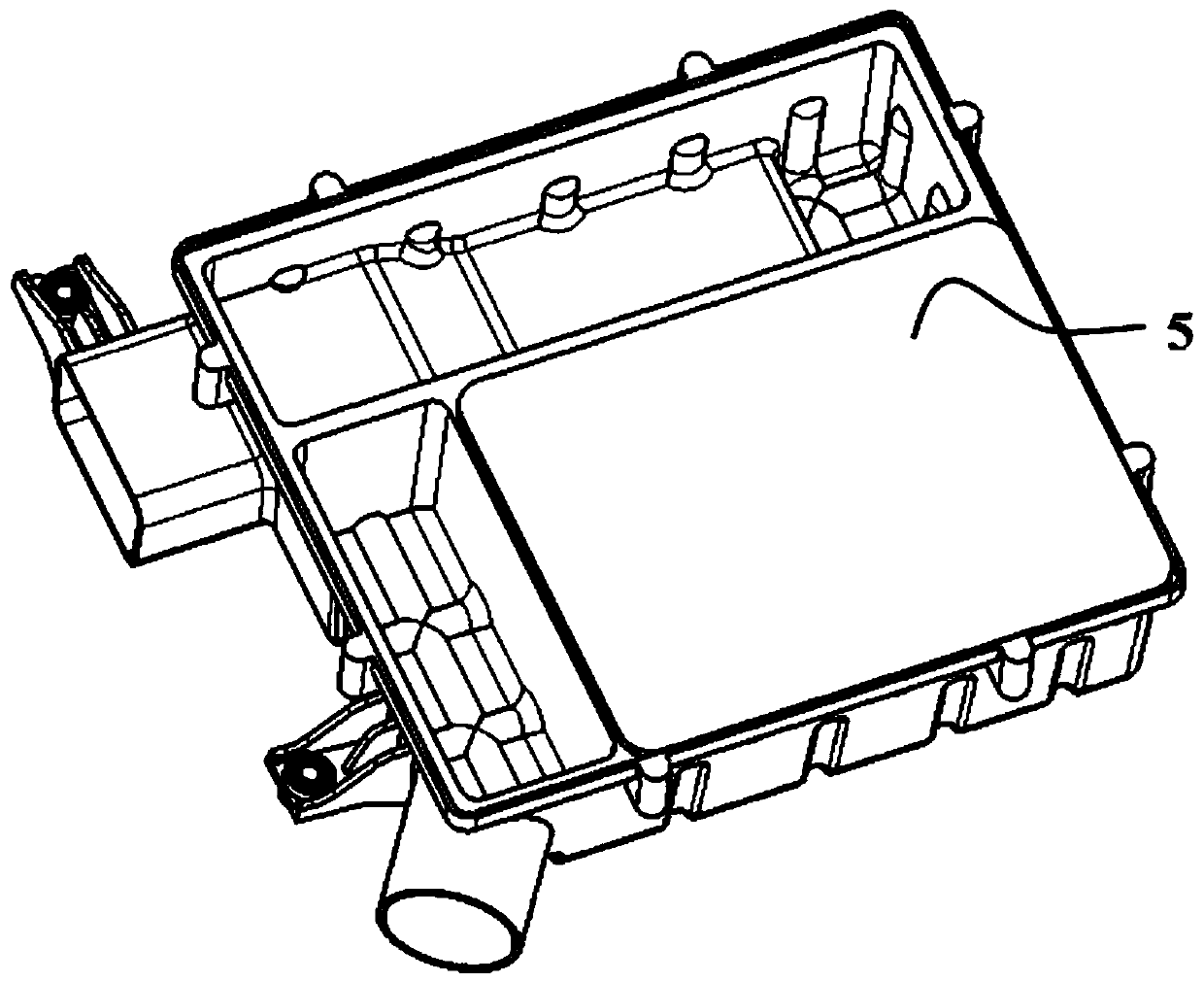 Automobile air filter structure