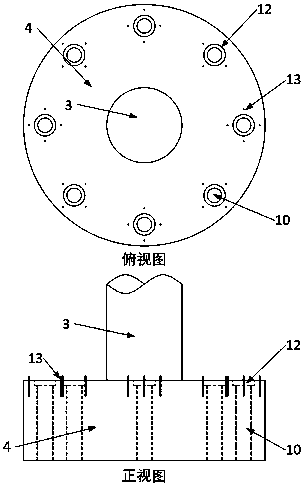 Self-resetting prefabricated pier structure for single pile foundation and assembly method thereof