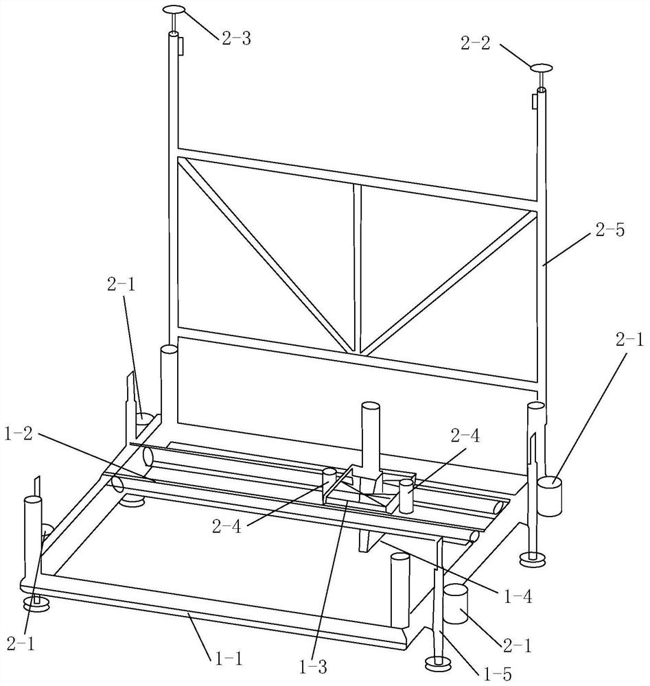 A self-elevating underwater leveling frame monitoring and adjustment system