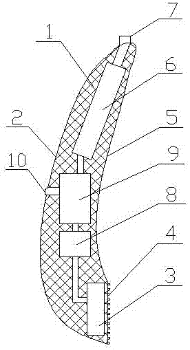 Wearable linked massager for female