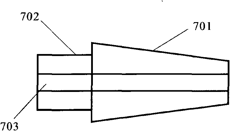 System and method for embedding optical fiber grating sensor in fiber high polymer composite material