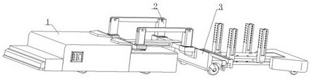 Low-cost heavy-load material AGV intelligent transfer device