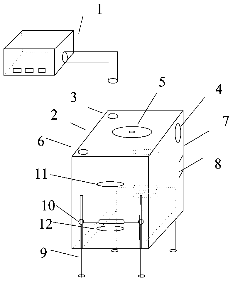 Environmental control method for electrospun fiber sample collection device