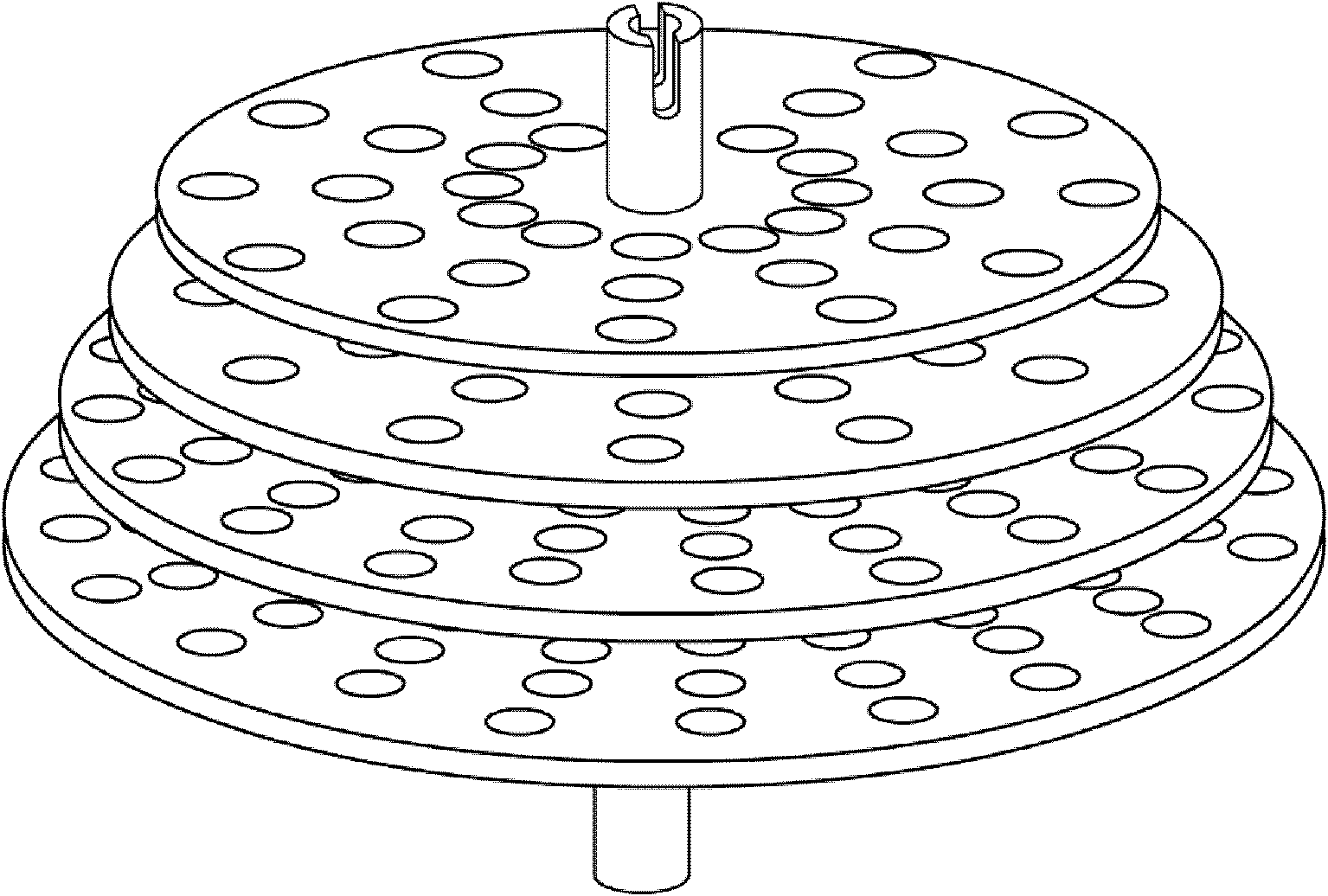 Rotary oil smoke filter