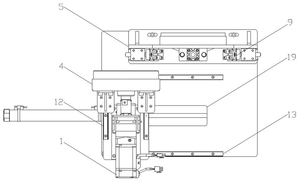 A large-diameter end cover propulsion mechanism, assembly method, and press-fitting and tightening equipment