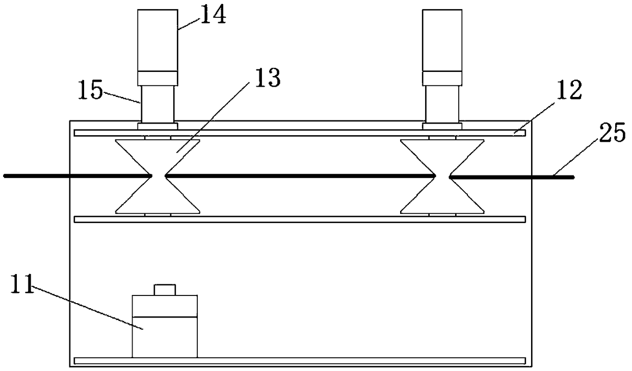 Light-duty robot for automatically coating surface of cable with insulating material