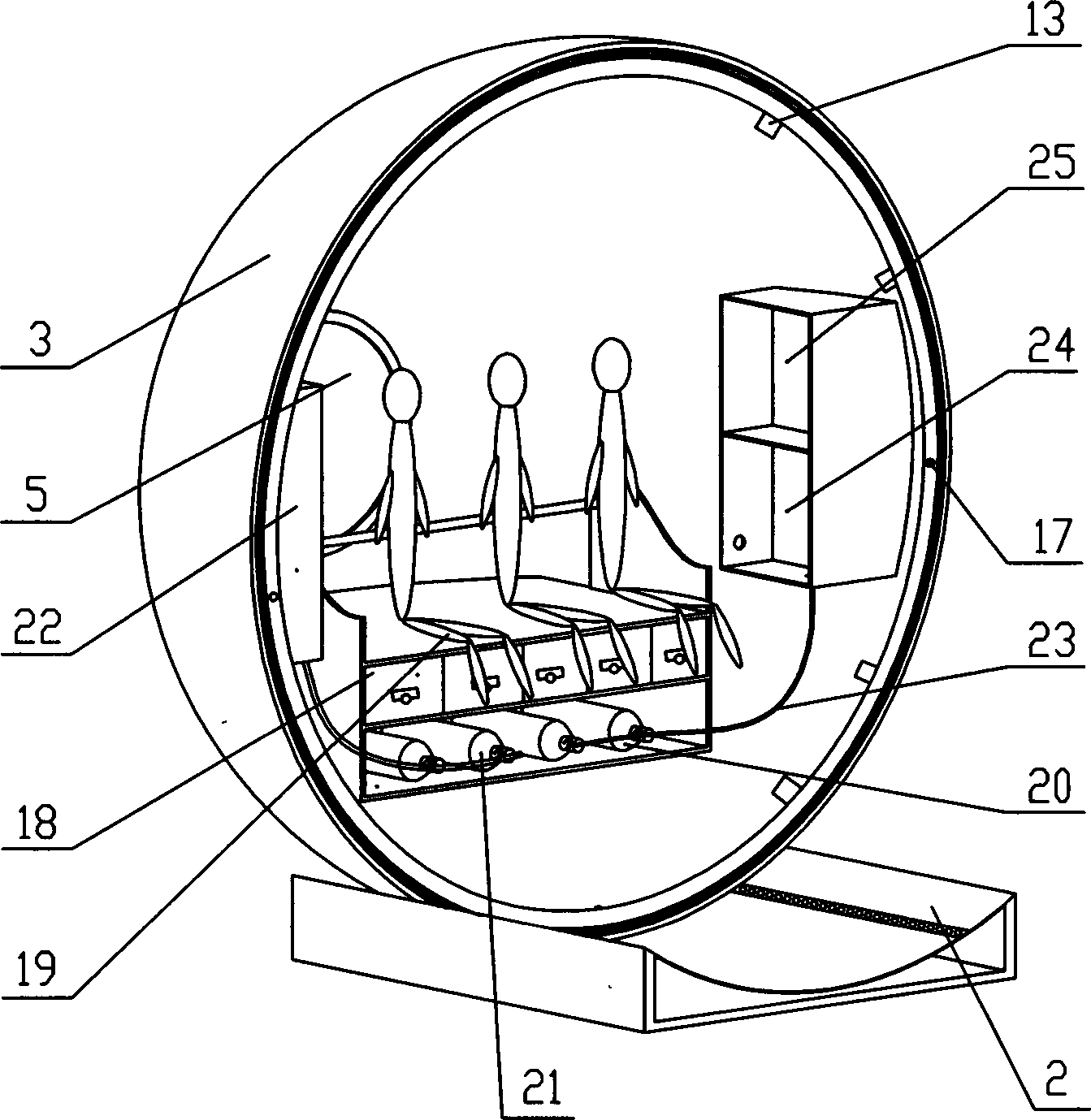 Multipurpose small-size rescue capsule