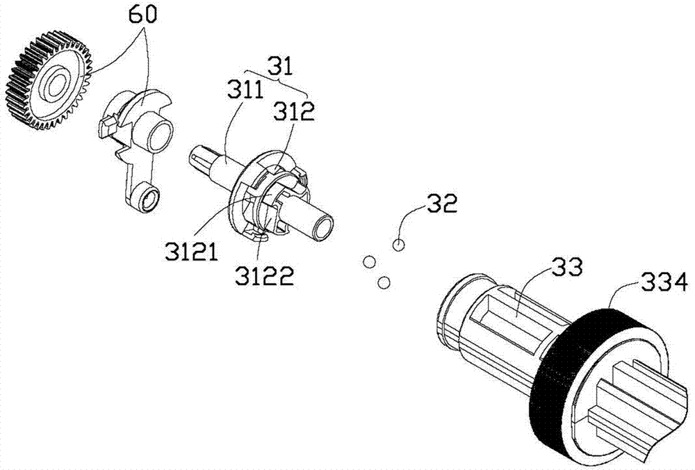 Printer and paper turning mechanism for same