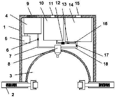 Hydraulic engineering construction pipeline rust removal device