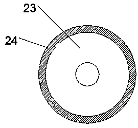 Hydraulic engineering construction pipeline rust removal device