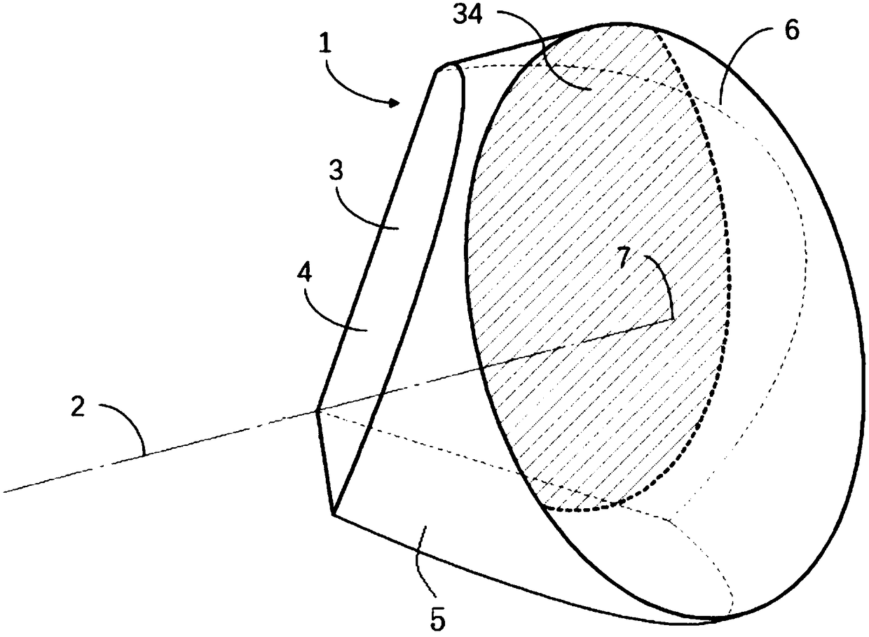 360-degree total reflection prism and its arrangement method