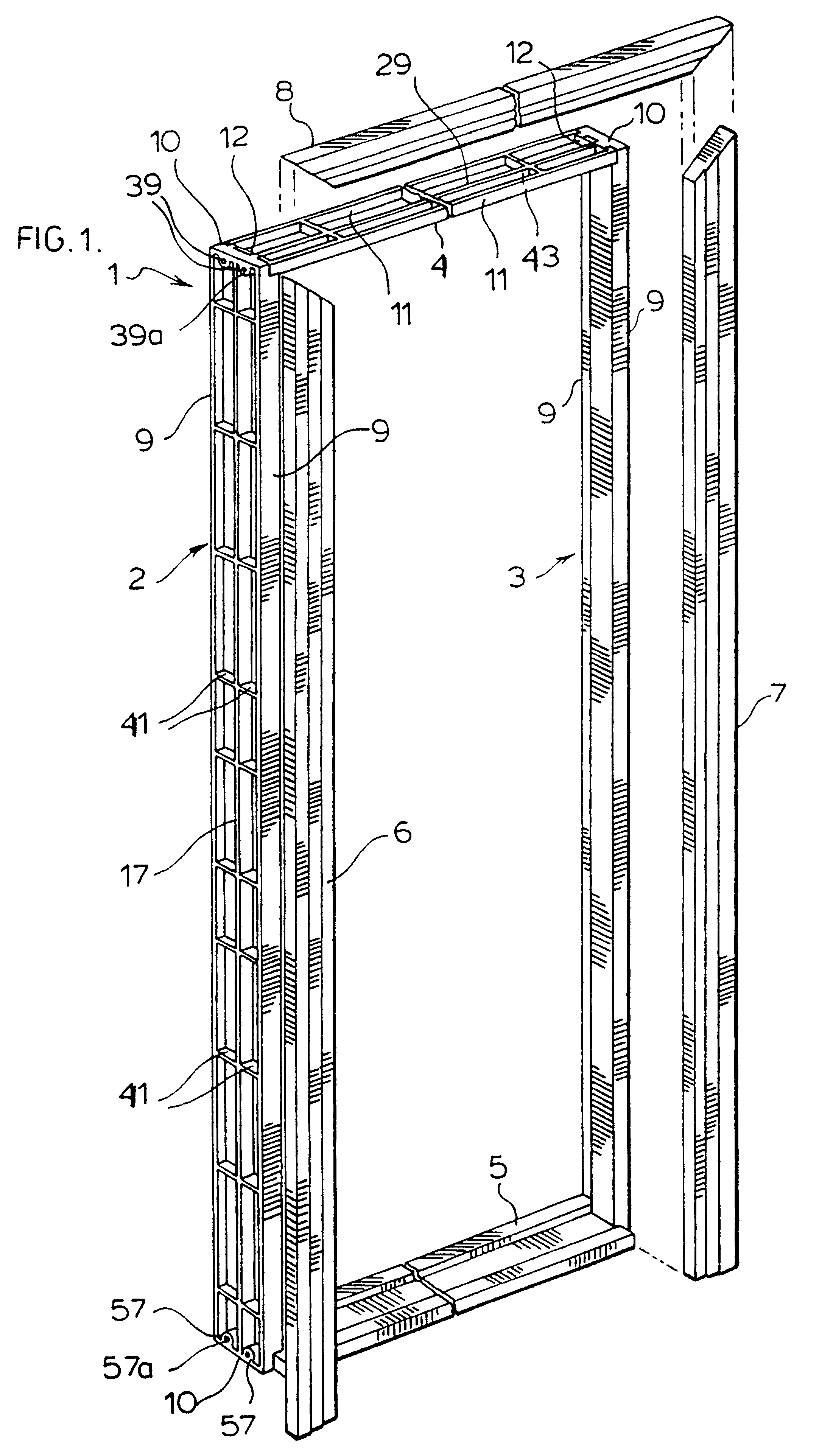 Composite door frames