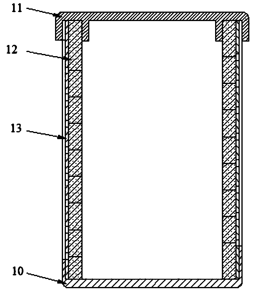 A sealing device, a bipolar battery and a single battery