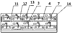 New energy vehicle provided with common batteries and operation system of new energy vehicle