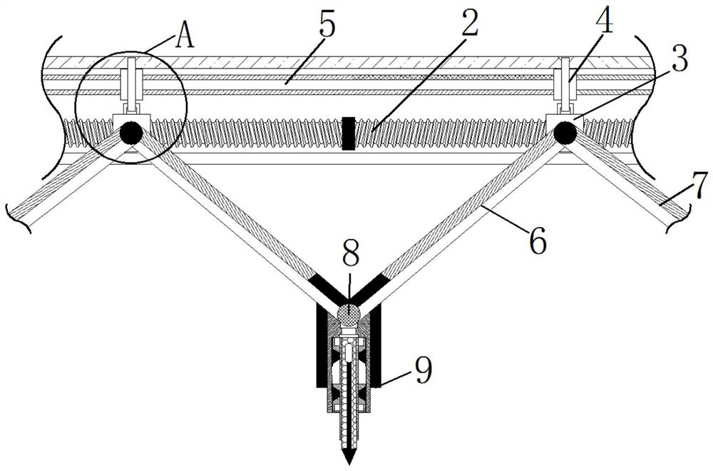 Child furniture paint spraying equipment capable of achieving omnibearing paint spraying