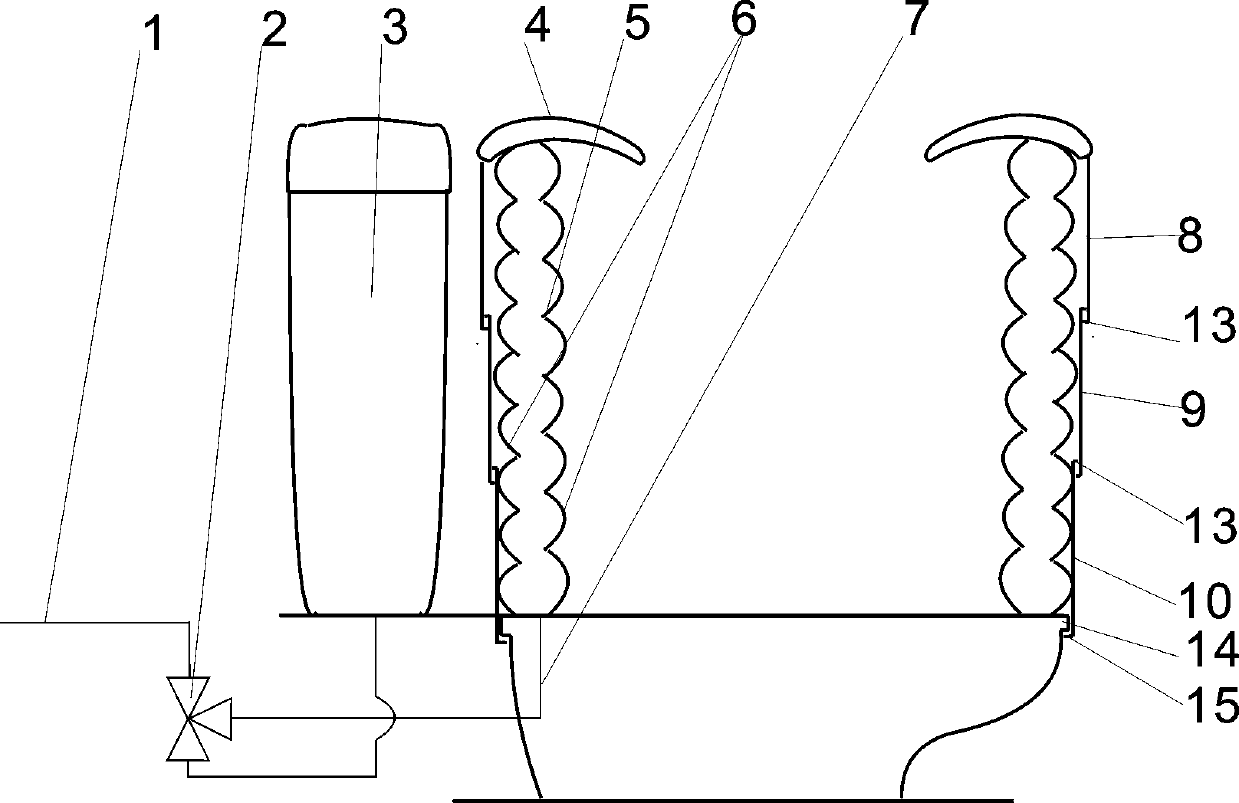 Environment-friendly energy-consumption-free lifting type power-assisted closestool for old people