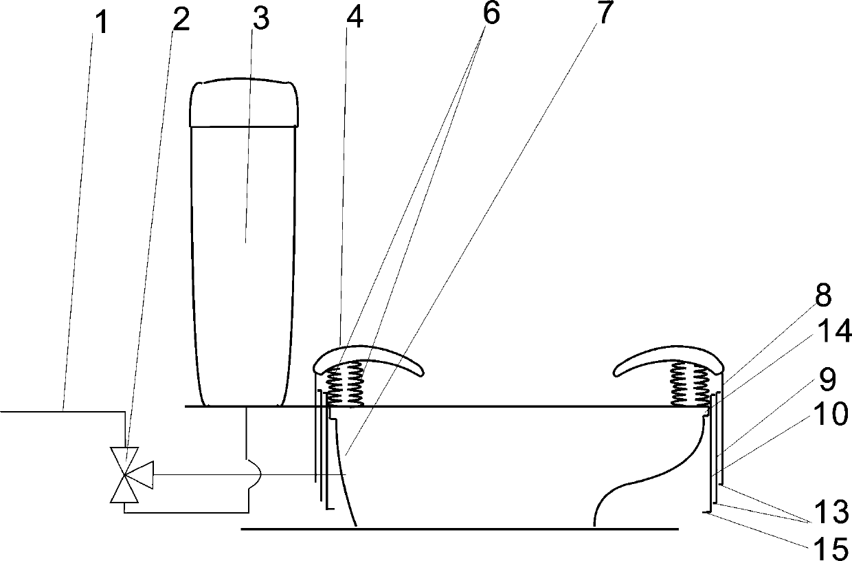 Environment-friendly energy-consumption-free lifting type power-assisted closestool for old people