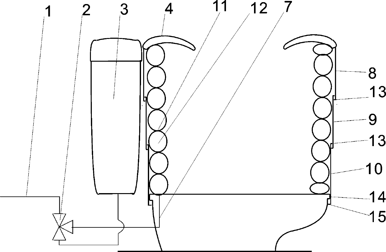 Environment-friendly energy-consumption-free lifting type power-assisted closestool for old people