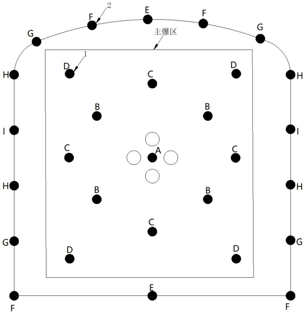 Smooth blasting method for tunneling